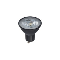 LED lemputė Reflector R50 GU10 7W 4000K IP20 Pritemdoma Juoda