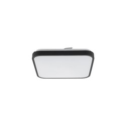 Plafonas AGNES SQUARE LED PRO LED 16W 3000K IP44 Juoda