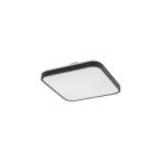 Plafonas AGNES SQUARE LED PRO LED 16W 3000K IP44 Juoda