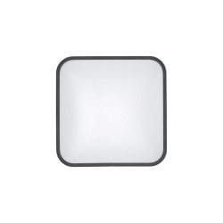 Plafonas AGNES SQUARE LED PRO LED 16W 4000K IP44 Juoda