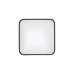 Plafonas AGNES SQUARE LED PRO LED 16W 4000K IP44 Juoda