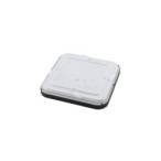 Plafonas AGNES SQUARE LED PRO LED 16W 4000K IP44 Juoda