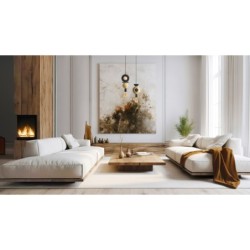 Pakabinamas šviestuvas DROPS WOOD F 1xE27 IP20 Aukso