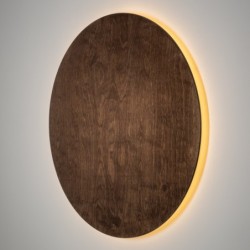 Sieninis šviestuvas RING TIMBER LED XXL LED 22W 3000K IP20 Tamsaus medžio