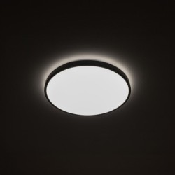 Plafonas AGNES ROUND LED PRO LED 22W 3000K IP44 Juoda