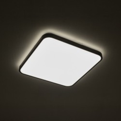 Plafonas AGNES SQUARE LED PRO LED 32W 3000K IP44 Juoda