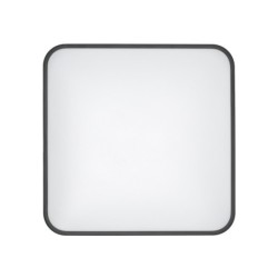 Plafonas AGNES SQUARE LED PRO LED 32W 3000K IP44 Juoda