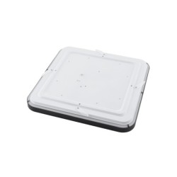 Plafonas AGNES SQUARE LED PRO LED 32W 3000K IP44 Juoda
