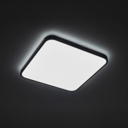 Plafonas AGNES SQUARE LED PRO LED 32W 4000K IP44 Juoda