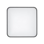 Plafonas AGNES SQUARE LED PRO LED 32W 4000K IP44 Juoda