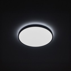 Plafonas AGNES ROUND LED 22W 4000K IP44 Juoda