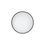 Plafonas AGNES ROUND LED 22W 4000K IP44 Juoda