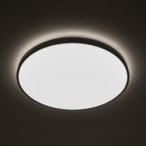Lubinis šviestuvas AGNES ROUND LED PRO LED 32W 3000K IP44 Juoda