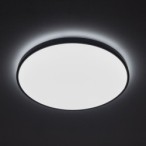 Plafonas AGNES ROUND LED PRO LED 32W 4000K IP44 Juoda