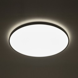 Plafonas AGNES ROUND LED PRO LED 64W 3000K IP44 Juoda