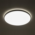 Plafonas AGNES ROUND LED PRO LED 64W 3000K IP44 Juoda