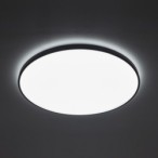 Plafonas AGNES ROUND LED PRO LED 64W 4000K IP44 Juoda