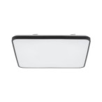 Plafonas AGNES SQUARE LED PRO LED 64W 3000K IP44 Juoda