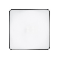 Plafonas AGNES SQUARE LED PRO LED 64W 3000K IP44 Juoda