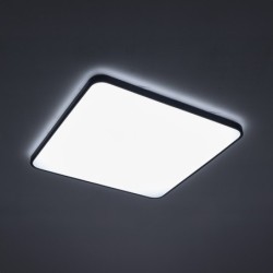 Plafonas AGNES SQUARE LED PRO LED 64W 4000K IP44 Juoda