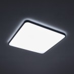 Plafonas AGNES SQUARE LED PRO LED 64W 4000K IP44 Juoda