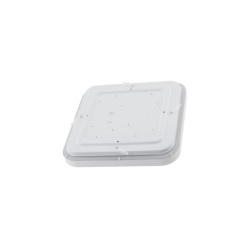 Plafonas AGNES SQUARE LED PRO LED 16W 4000K IP44 Balta