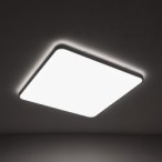 Plafonas AGNES LED 64W 3000K IP44 Baltas