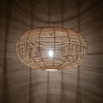 Pakabinamas šviestuvas RATTAN L 1xE27 IP20 Medžio