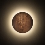 Sieninis šviestuvas RING TIMBER LED S LED 7W 3000K IP20 Tamsus medis