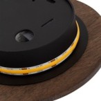 Sieninis šviestuvas RING TIMBER LED S LED 7W 3000K IP20 Tamsus medis