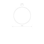 Sieninis šviestuvas RING TIMBER LED S LED 7W 3000K IP20 Tamsus medis
