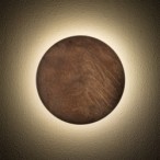 Sieninis šviestuvas RING TIMBER LED M LED 10W 3000K IP20 Tamsaus medžio
