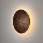 Sieninis šviestuvas RING TIMBER LED M LED 10W 3000K IP20 Tamsaus medžio