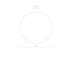 Sieninis šviestuvas RING TIMBER LED M LED 10W 3000K IP20 Tamsaus medžio