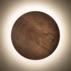 Sieninis šviestuvas RING TIMBER LED 13W 3000K IP20 Tamsaus medžio