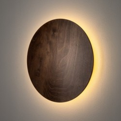 Sieninis šviestuvas RING TIMBER LED 13W 3000K IP20 Tamsaus medžio