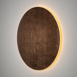 Sieninis šviestuvas RING TIMBER LED XL LED 16W 3000K IP20 Tamsi mediena