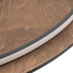 Sieninis šviestuvas RING TIMBER LED XL LED 16W 3000K IP20 Tamsi mediena