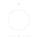 Sieninis šviestuvas RING TIMBER LED XL LED 16W 3000K IP20 Tamsi mediena