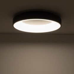 Plafonas NIKKI ROUND LED LED 48W 3000K IP20 Juoda