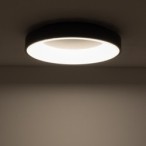 Plafonas NIKKI ROUND LED LED 48W 3000K IP20 Juoda