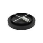 Plafonas NIKKI ROUND LED LED 48W 3000K IP20 Juoda