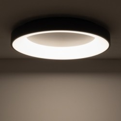 Plafonas NIKKI ROUND LED 60W 3000K IP20 Juoda