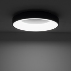 Plafonas NIKKI ROUND LED LED 48W 4000K IP20 Juoda