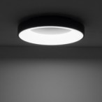 Plafonas NIKKI ROUND LED LED 48W 4000K IP20 Juoda