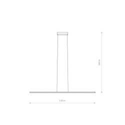 Linijinis vidaus šviestuvas BAR LED M LED 32W 3000K IP20 Alyvuogių