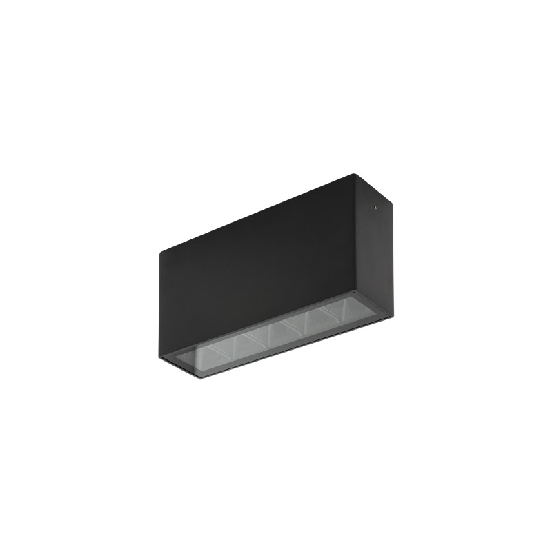 Lauko lubinis šviestuvas PIX LED LED 10W 3000K IP54 Juoda