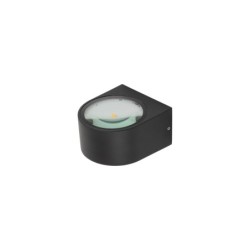 Sieninis lauko šviestuvas NEL LED LED 10W 3000K IP54 Juoda