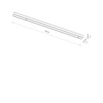 Linijinis šviestuvas UT-LVM LINE LED LED 18W 3000K IP20 Juoda