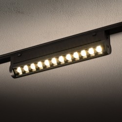 Šviestuvas magnetinei sistemai UT-LVM FOCUS SWING LED 12W 3000K IP20 Juoda